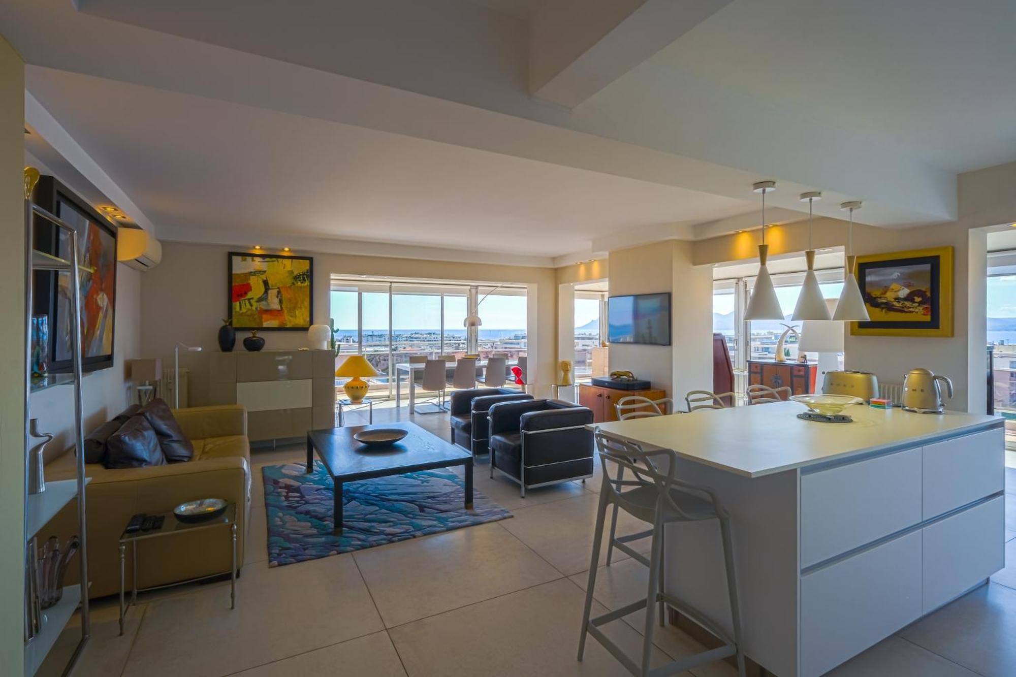 Villa Sur Le Toit - Vue Mer Exceptionnelle Cannes Exterior foto
